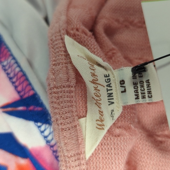 Weatherproof Cable Knit Knot Sweater Top Cardigan Pink L preppy cottagecore - Picture 5 of 7